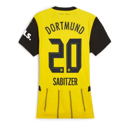 Dres Borussia Dortmund Marcel Sabitzer #20 Domaci za Žensko 2024-25 Kratak Rukav